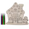 Navidad - Gingerbread House Wood Craft Kit - 2 - Imagen 2